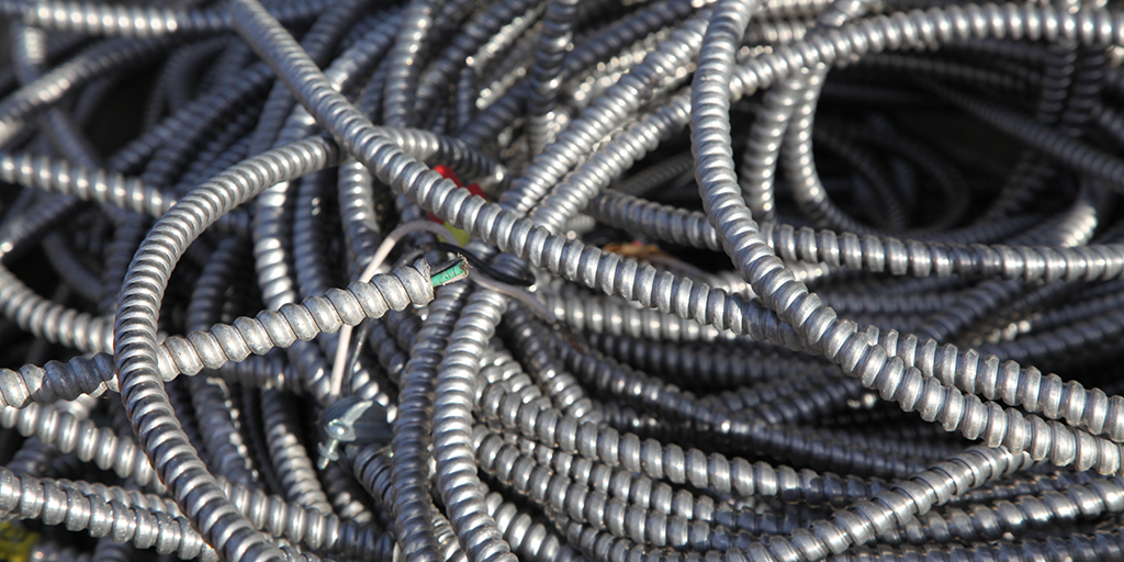 Bring your Aluminum BX Wire to Owl Metals Inc for the best price in Baltimore MD Dundalk MD Towson MD Timonium MD 410-282-0068. Aluminum BX Wire Recycling Aluminum BX Wire Recycling Prices