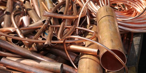 #1 Copper consists of clean, unalloyed, uncoated copper tubing & pipe, buss bars, clippings, punching’s and wire. Clean copper pipe should not have any copper ends or fittings attached.