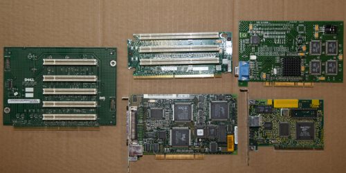 These are high-grade boards that plug into a slot on the Motherboard. Most of these boards have gold fingers on the end.