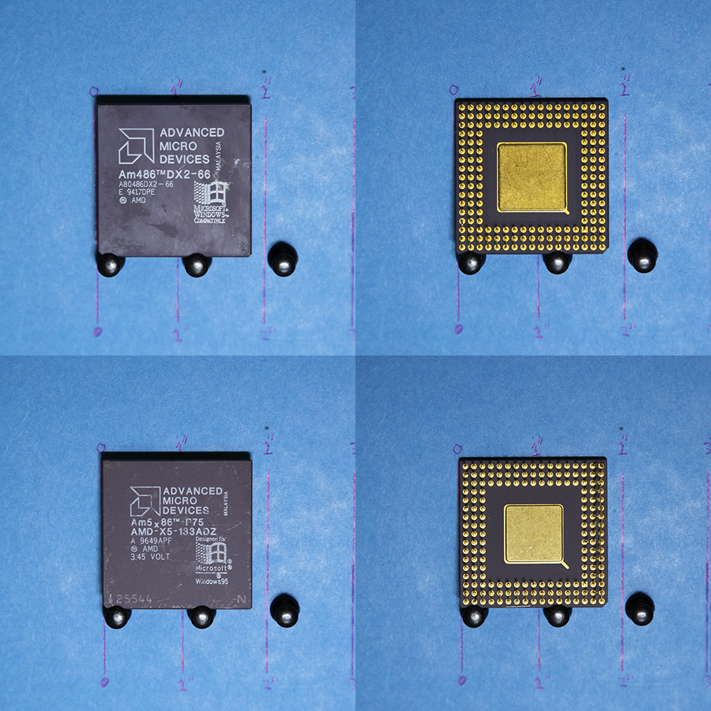 These are AMD 486 and 586 Ceramic Processors. We pay the Highest Prices for Ceramic Processors in the United States. There will be no money paid until the product reaches us, is inspected, and is classified to be these actual processors. Once all of these parameters have been met we will make payment in any manor to any country that you wish with the exception of cash through the mail.